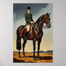 LA CAVALIÈRE (The Horsewoman) - Original Art Deco