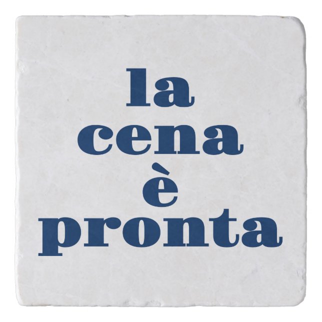 La Cena E Pronta Apron Trivet (Front)