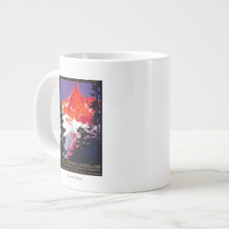 La Chaine De Mont-Blanc Vintage PosterEurope Large Coffee Mug