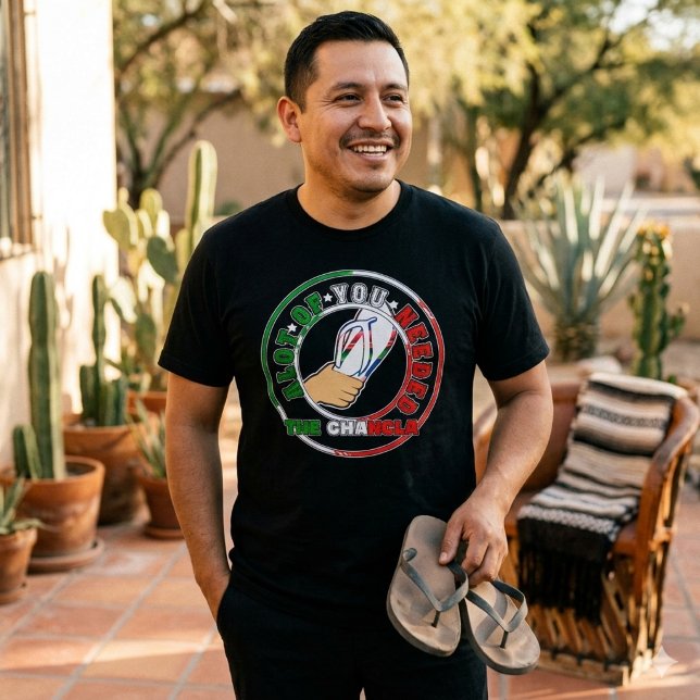 La Chancla Survivor Funny Mexican T-Shirt (funny chancla tshirt)