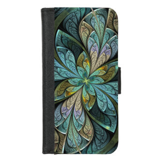 La Chanteuse Glace Abstract Stained Glass iPhone 8/7 Wallet Case