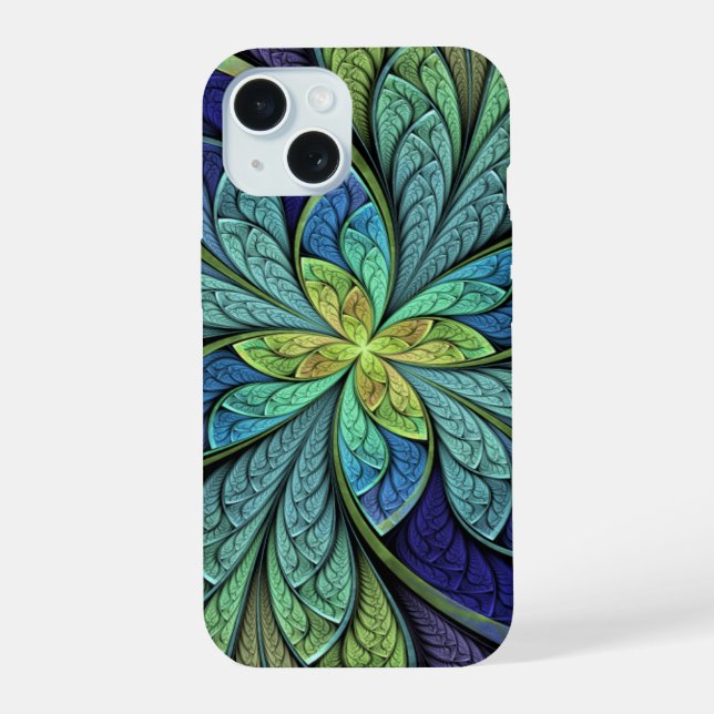 La Chanteuse IV Abstract Stained Glass Pattern Iphone Case (Back)