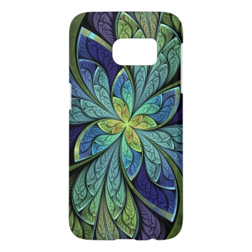 La Chanteuse IV Colorful Abstract Samsung Galaxy S7 Case