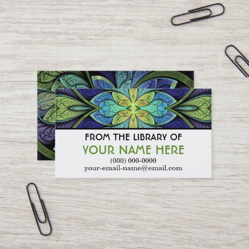 Customizable La Chanteuse IV Media Cards Business Card