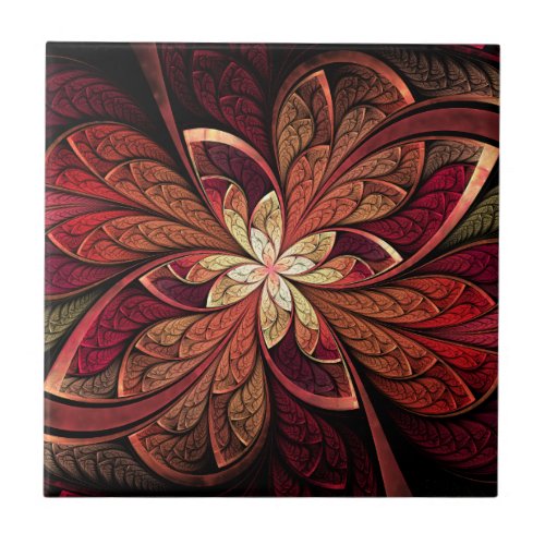 La Chanteuse Rouge Ceramic Tile