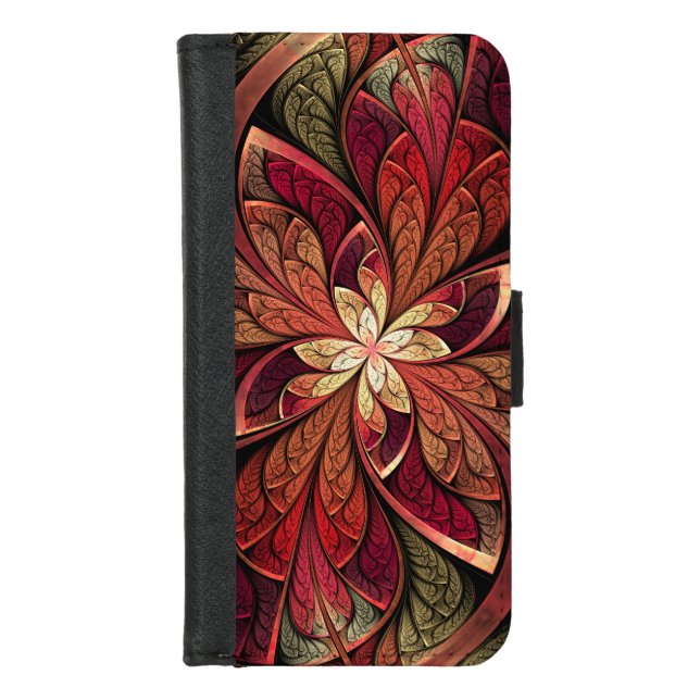 La Chanteuse Rouge iPhone Wallet Case (Front)