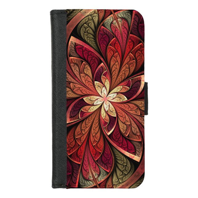 La Chanteuse Rouge iPhone Wallet Case (Front)