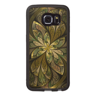 La Chanteuse Vert Wood Phone Case