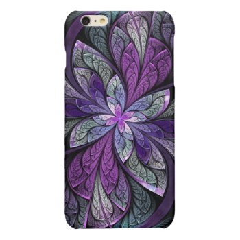 La Chanteuse Violett Glossy Iphone 6 Plus Case by skellorg at Zazzle