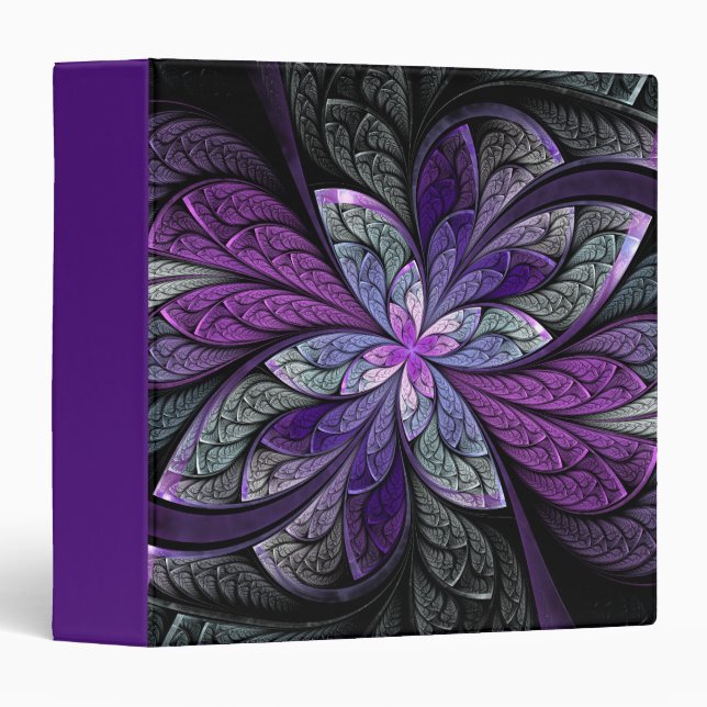 La Chanteuse Violett Purple Binder (Front/Spine)