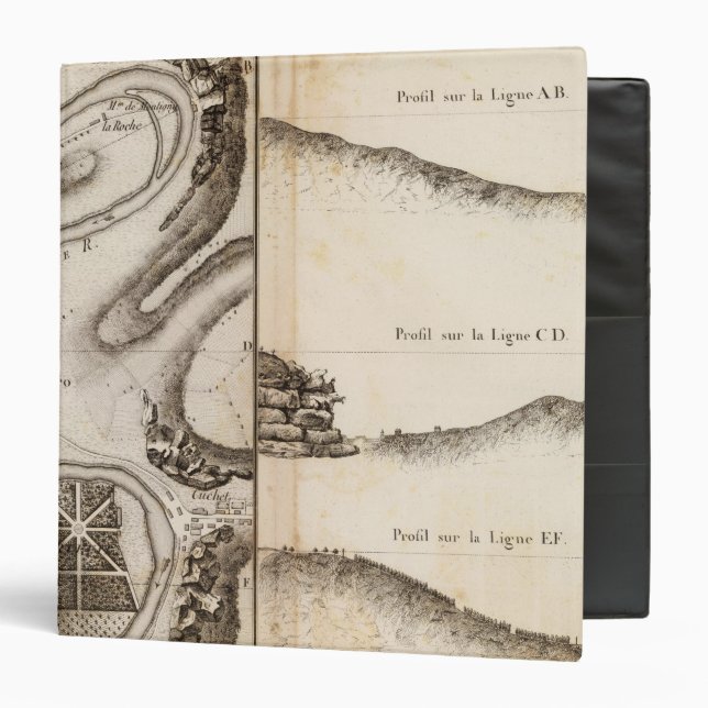 La Charente Atlas Map 3 Ring Binder (Front/Inside)