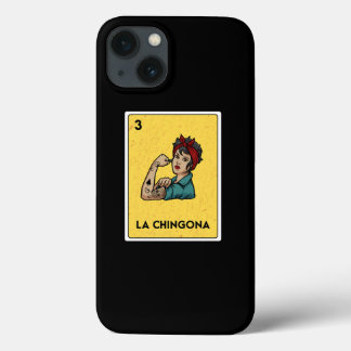 La Chingona Mexican Lottery Bingo Game Card Player iPhone 13 Case