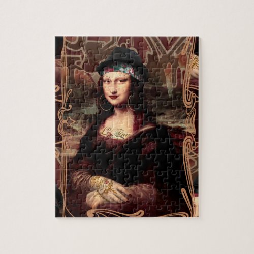 La Chola Mona Lisa Jigsaw Puzzle
