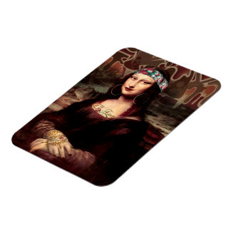 La Chola Mona Lisa Mexican Magnet