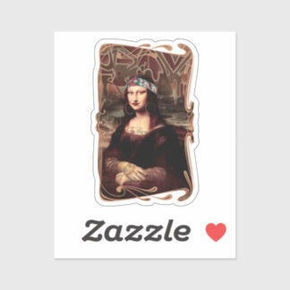 La Chola Mona Lisa Mexican Sticker
