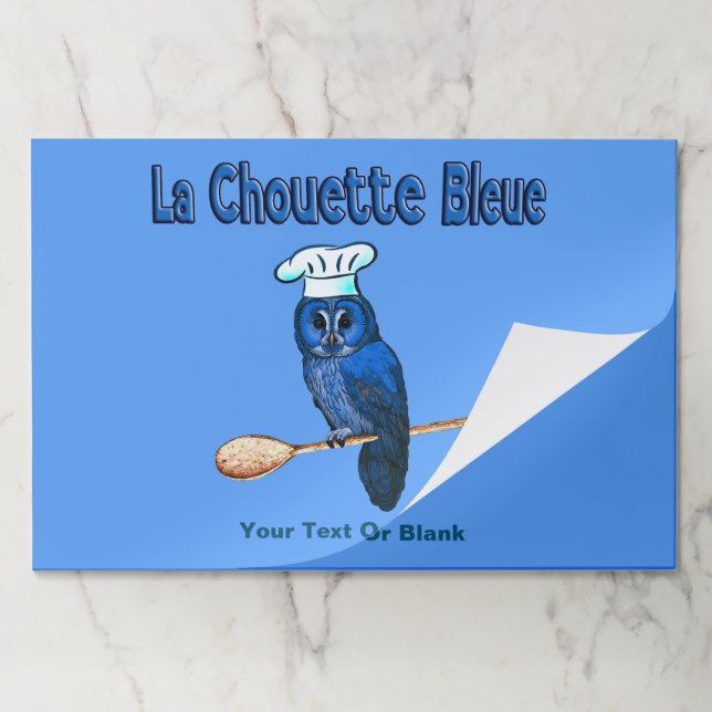 La Chouette Bleue Cafe Paper Pad (Folded)