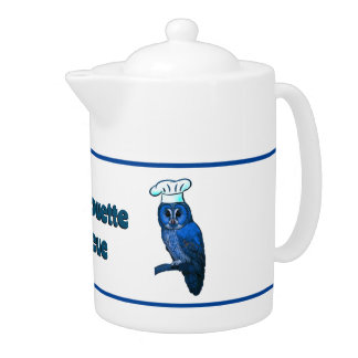 La Chouette Bleue Cafe Teapot