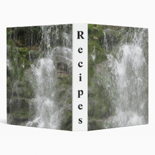 La Chute Waterfall in Forillon National Park 3 Ring Binder
