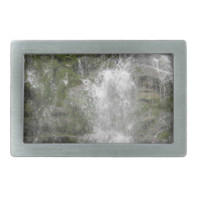 La Chute Waterfall in Forillon National Park    Belt Buckle (Front)