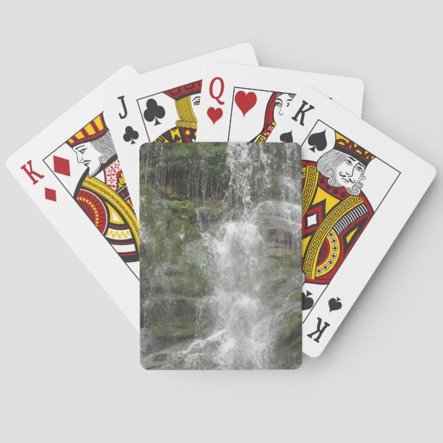 La Chute Waterfall in Forillon National Park      Poker Cards (Back)