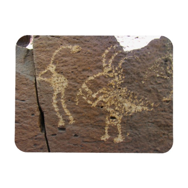 La Cieneguilla Petroglyph Site Santa Fe Magnet (Horizontal)