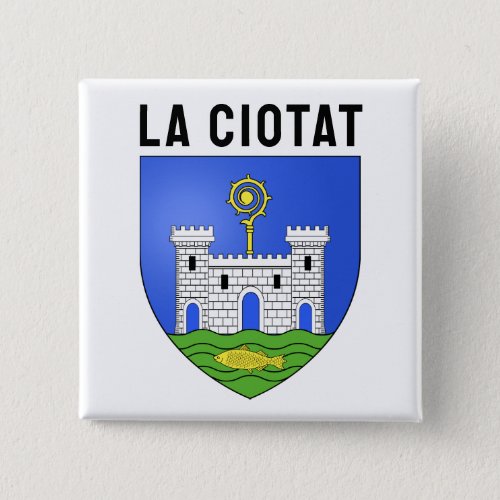 La Ciotat coat of arms _ France Button