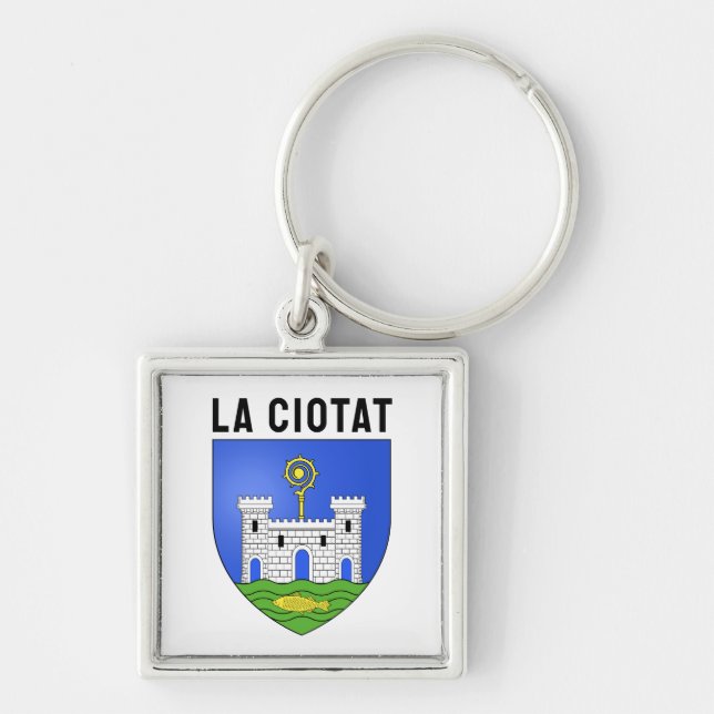 La Ciotat coat of arms - France Keychain (Front)