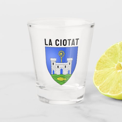 La Ciotat coat of arms _ France Shot Glass