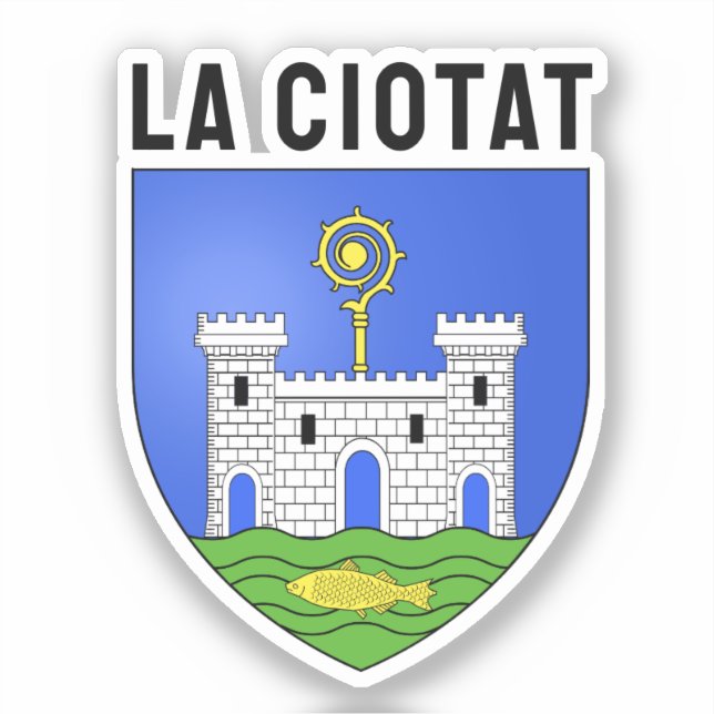 La Ciotat coat of arms - France Sticker (Front)