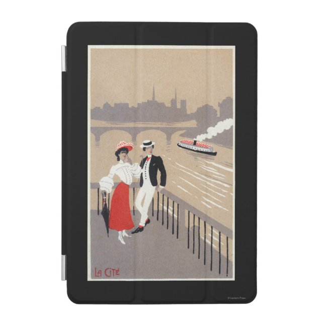 La Cite Art Deco Scene iPad Mini Cover (Front)