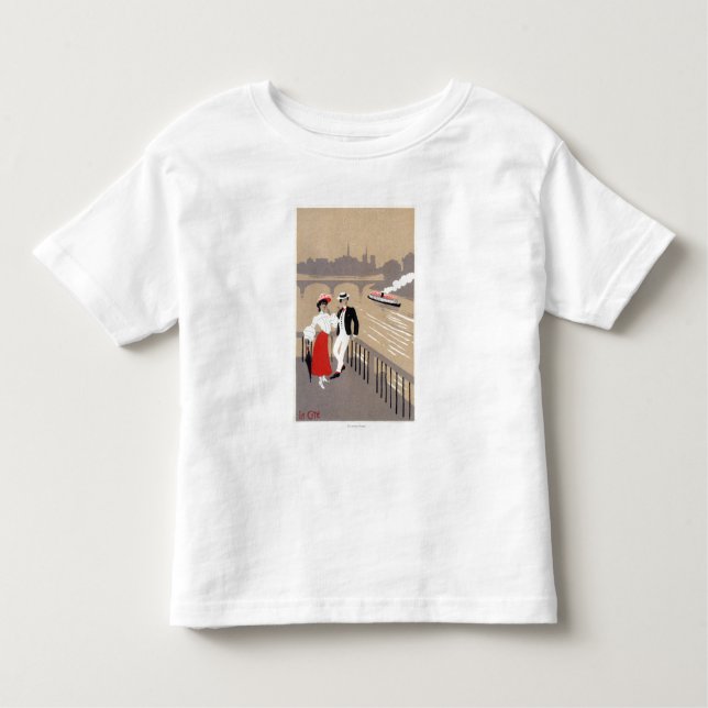 La Cite Art Deco Scene Toddler T-shirt (Front)