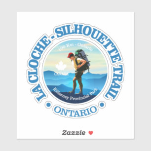 La Cloche-Silhouette Trail (Hiker C) Sticker