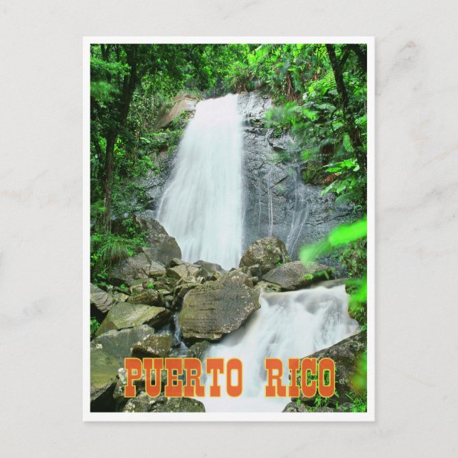 La Coca falls Postcard (Front)