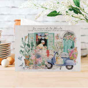 La Cocina de la Abuela Mexican Home Cutting Board