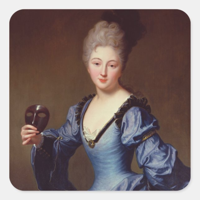 La Comtesse de Bersac Square Sticker (Front)