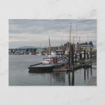 La Conner Barge Postcard by northwest_photograph at Zazzle