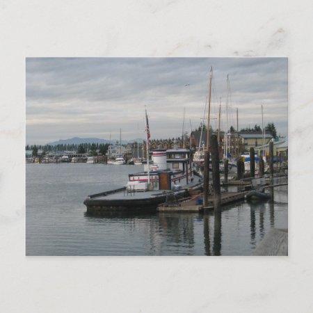 La Conner Barge Postcard