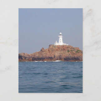 La Corbiere Lighthouse On South Western Point Of J Postcard