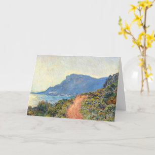 La Corniche near Monaco by Claude Monet Card