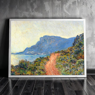 La Corniche near Monaco by Claude Monet Poster