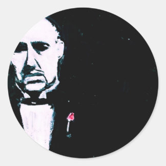 LA COSA NOSTRA CLASSIC ROUND STICKER