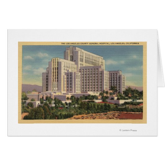 LA County General Hospital Cards (Front Horizontal)