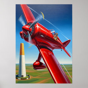 LA COURSE AÉRIENNE (The Air Race) Poster