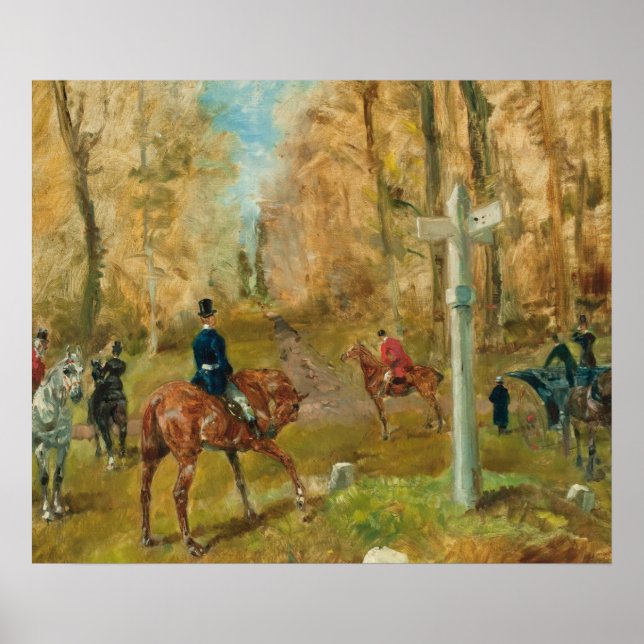 La croisee des chemins, 1883 (oil on canvas) poster (Front)