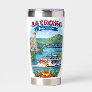 La Crosse, WI Scenic Wisconsin Water Tumbler