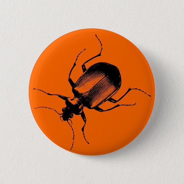 La Cucaracha Pinback Button (Front)