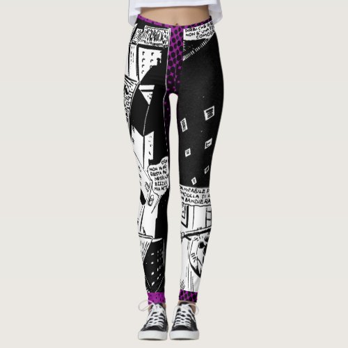 La Dama Di Picche Night Scene Leggings