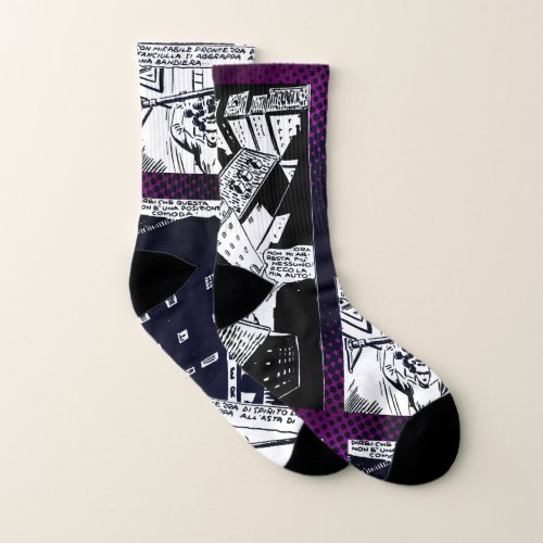 La Dama Di Picche Night Scene Socks