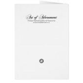 La Dame Noire - Card (Customize) (Back)