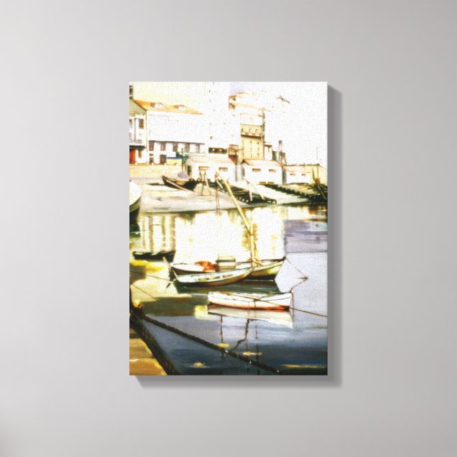 La Dársena (A Coruña)/A Dársena (A Coruña) Canvas Print (Front)